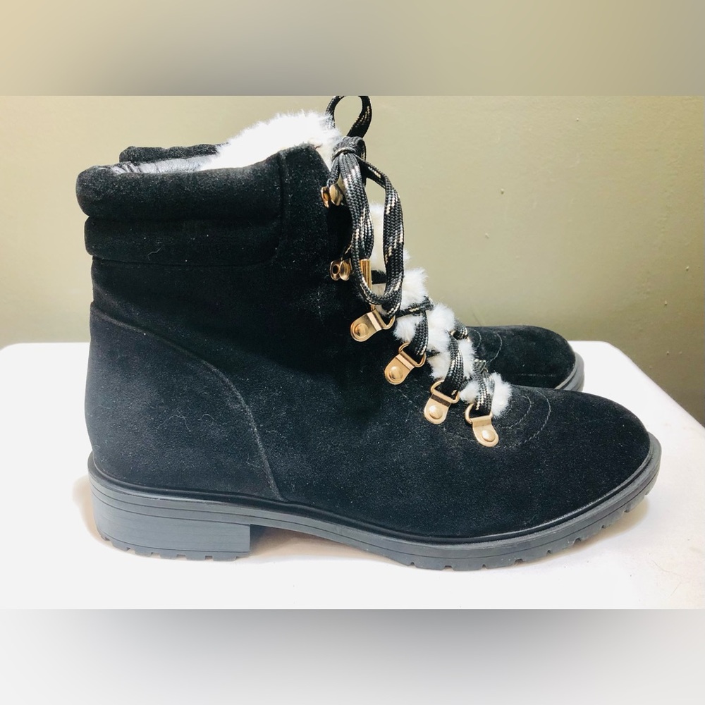 Lot 2 Boots Lexi & Abbie Hally Faux Fur Boot + Very Volatile Fringe Boot Size 8M - Picture 13 of 16